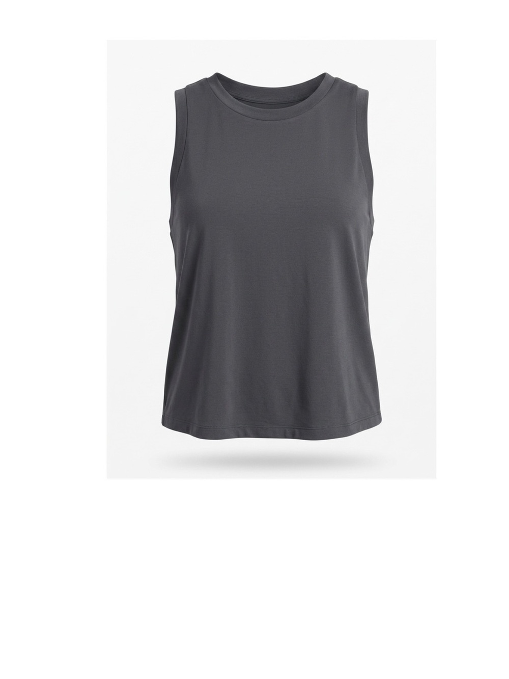Women's Free Fly Sleeveless Crewneck Tank Top - Charcoal - XS